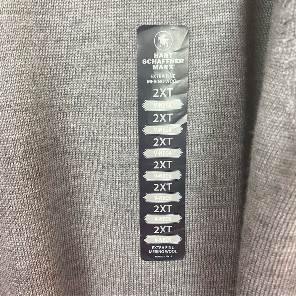 HART SCHAFFNER MARX - Men’s Wool Sweater - 2XT - Picture 6 of 9